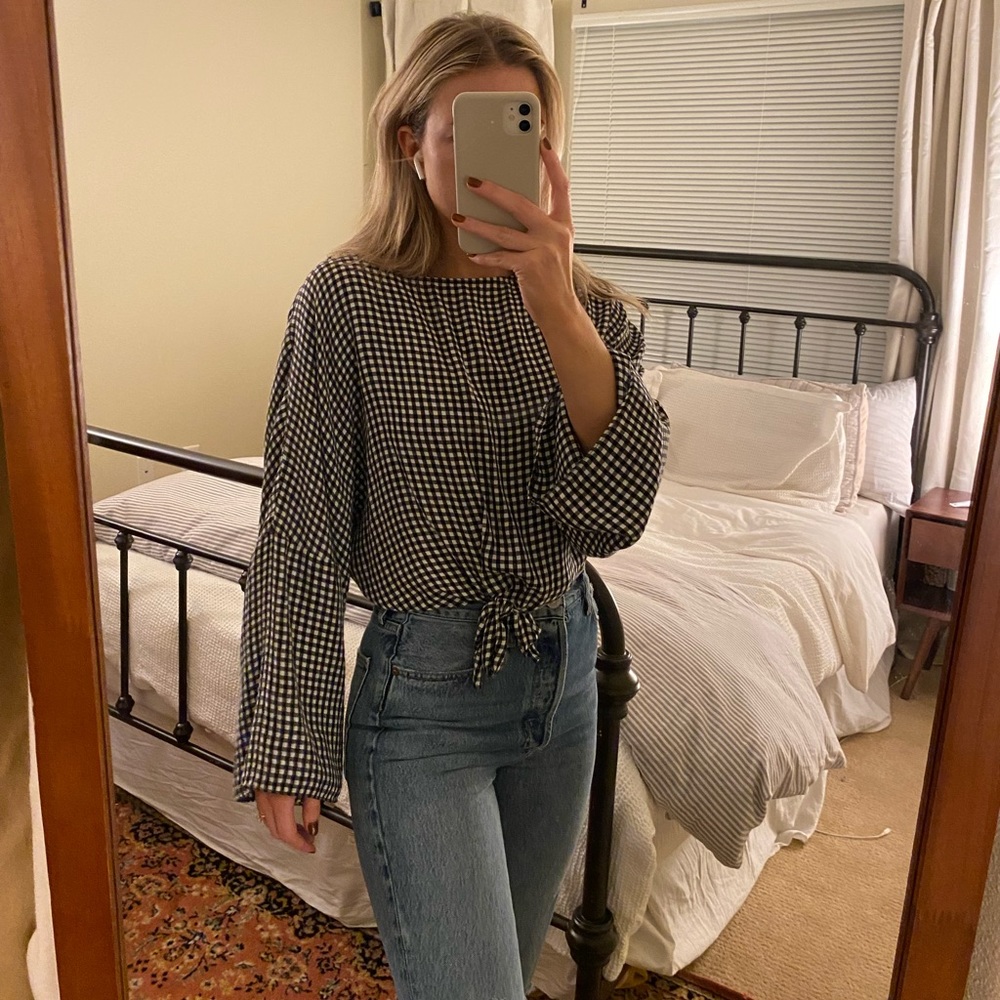 Top shop checkered shirt